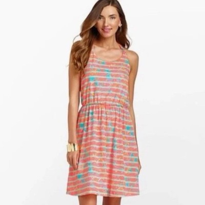 Lilly Pulitzer Make a Splash Lockwood Mini Dress Size M Resort Wear EUC Beachy