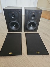 Gale Gold Monitor Bookshelf Speakers 6 Ohms Tested Working