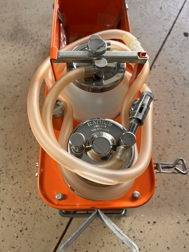 Vintage Swedish Radius Sekretpump #0508 Surgical Suction Pump Military Medical