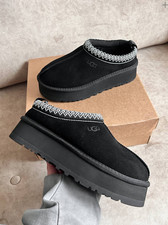 UGG Tazz Slipper  Black  - UGG Tazz platform mules in black