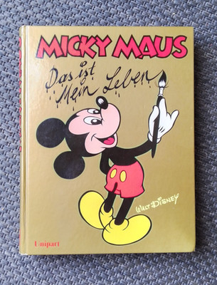 WALT DISNEY  Goldenes Buch  HC   * Micky Maus -  Das ist Mein Leben *  1988