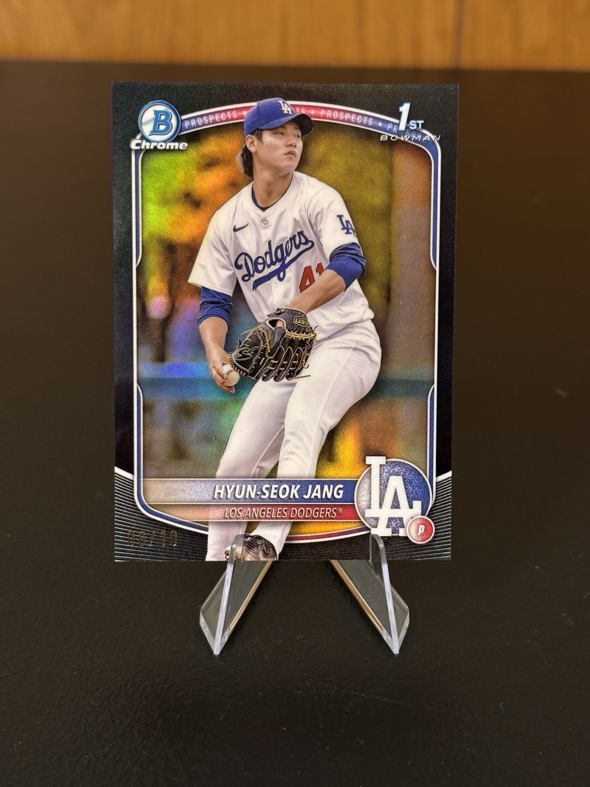 2025 Bowman - Chrome Prospects Hyun-Seok Jang #BCP-51 True Black Refractor /10