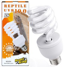 UVB Reptile Light, 10.0 24W, UVA UVB Reptile Light Bulb Lamp for Bearded Drag...
