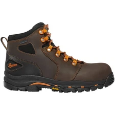 Danner Womens Vicious NMT Brown/Orange Leather Work Boots