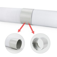 Air Conditioning Wing Pipe Interface Exhaust Hose Pipe Connector 150/130mm ABS