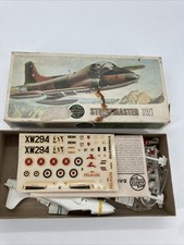 Vintage 1973 Airfix 1/72 Scale Strikemaster Series 2 Kit No. 02044-6 Open Box