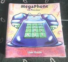 Vintage Megaphone for Performa user's guide New Sealed 1995 