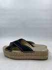 Prada Black Suede Platform Espadrilles Sandals W 9.5 — photo 1
