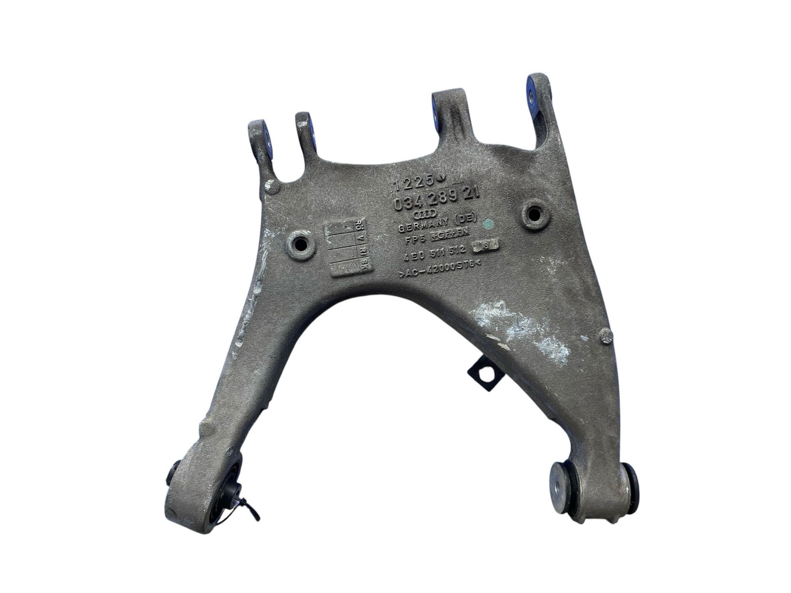 2006-2012 BENTLEY CONTINENTAL AWD 6.0L REAR RIGHT SPRING PERCH LOWER CONTROL ARM