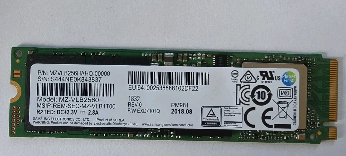 Samsung M.2 Interface 256 GB Solid State Drives | Updated Oct 2026