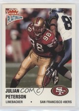 2003 Fleer Platinum Finish 39/100 Julian Peterson #56 3c7