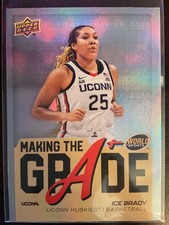 Ice Brady 2025 UD World of Sports Vol 2 Making the Grade RC #MTG-IB