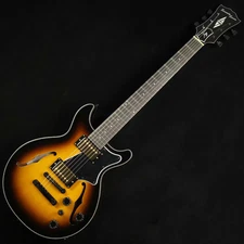 Seventy Seven / ALBATROSS-JAZZ20/SB Semi-Hollow Electric Guitar