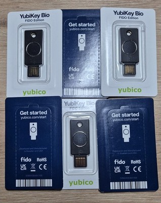 YubiKey Bio USB-A Fingerabdruck | FIDO2 Passkey | Security Key | MFA | Neuwertig