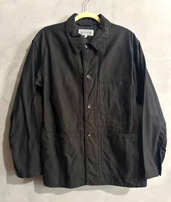 Engineered Garments Workaday Men s Black Work Jacket S Button Pockets