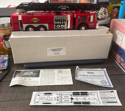 1998 SUNOCO FIRE TRUCK CHRISTMAS IN JULY (NEW) Serial Numbers 6954 And 6952