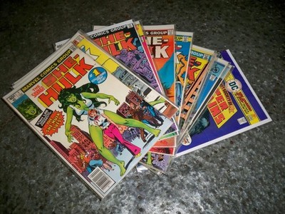 The Savage She-Hulk #1 2 6 7 9 10 16 17 21 22 24 25 1980 Lot of 12 Marvel Comics