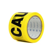 TopSoon Non-Adhesive Yellow Caution Tape 3-Inch by 300-Feet Roll Highly Visib...
