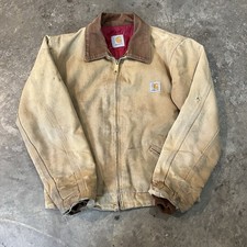 Vintage children  s Carhartt Detroit jacket workwear thrashed distressed