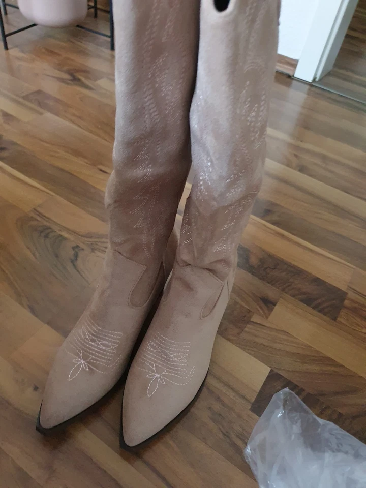 Schöne Cowboystiefel Markenlos Gr. 42 Neu - Bild 3 von 4