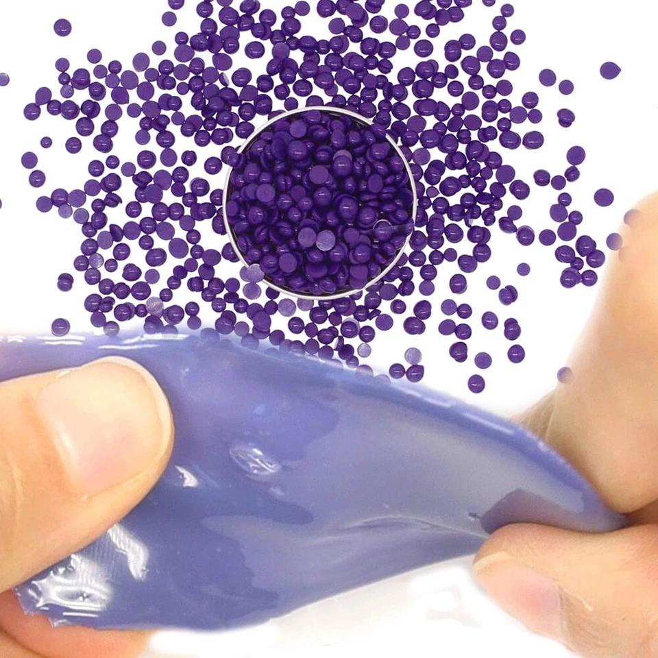 Kit de depilación calentador de cera máquina de olla cera depilatoria frijoles depilación corporal Foto 4 de 4