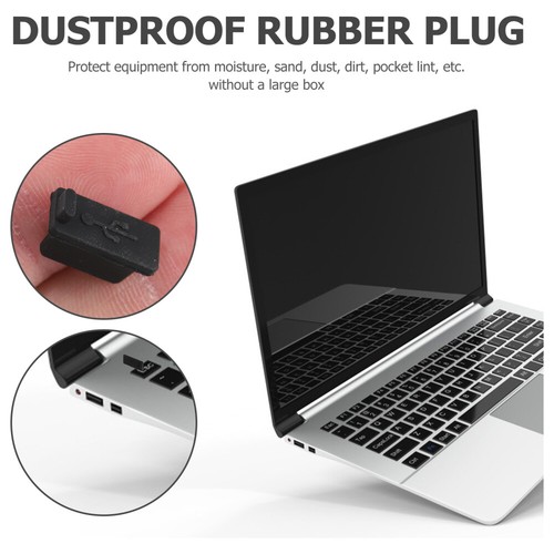 32 Pcs Copertura Di Polvere USB Tappo Della Testa Ricarica Spina Computer - Photo 3/12
