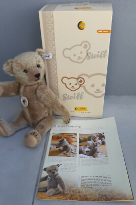 ぬいぐるみ Steiff Teddy Bear replica 1908 Steiff Teddy Bear 1908 replica brown 32cm | eBay