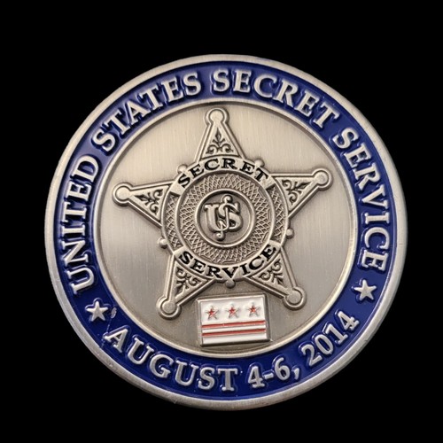 2014 U.S. - Africa Leaders Summit Washington D.C. Secret Service Challenge Coin - Picture 3 of 4