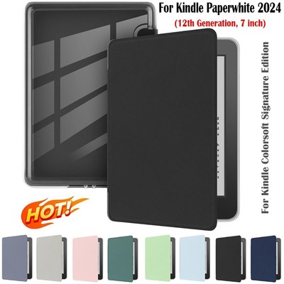 Verschleiß fest Acryl-Rückseite Auto Wake/Sleep Folio Funda  Colorsoft