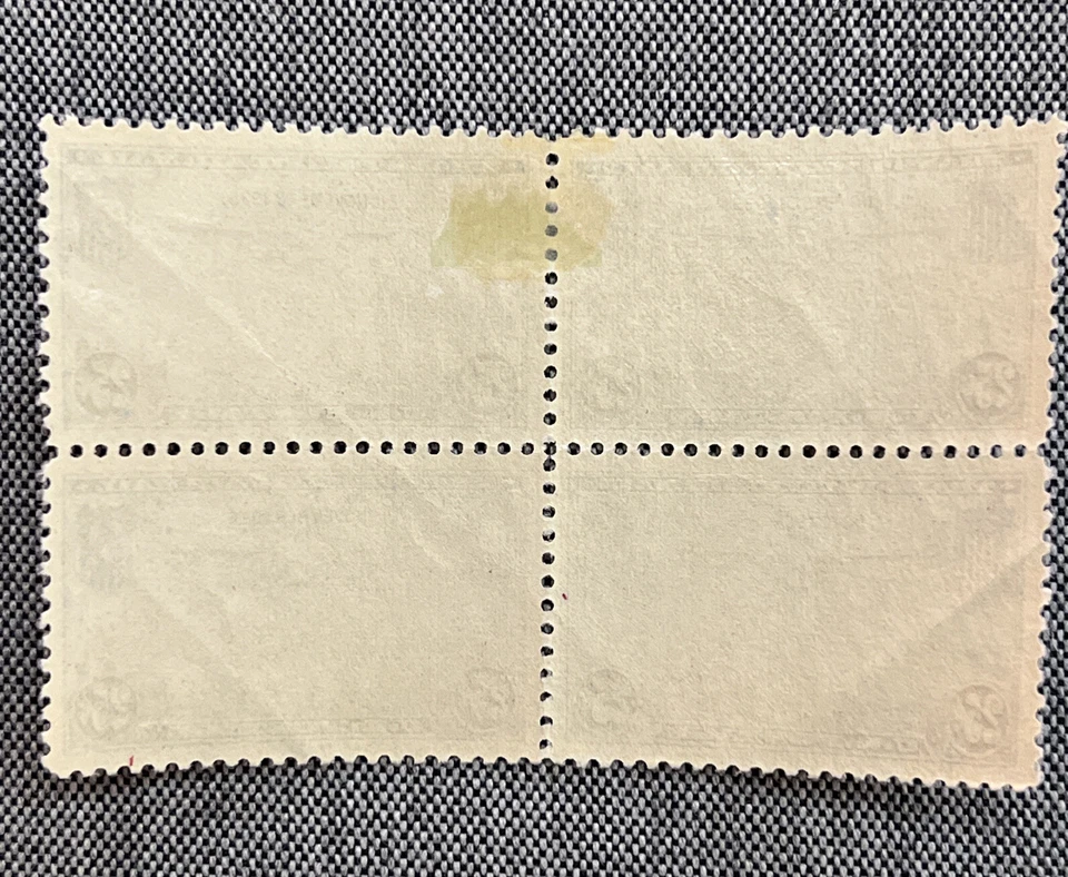 US 1935 Trans Pacific Air Mail VF SC# C20 - Block of Four - Image 2 of 2