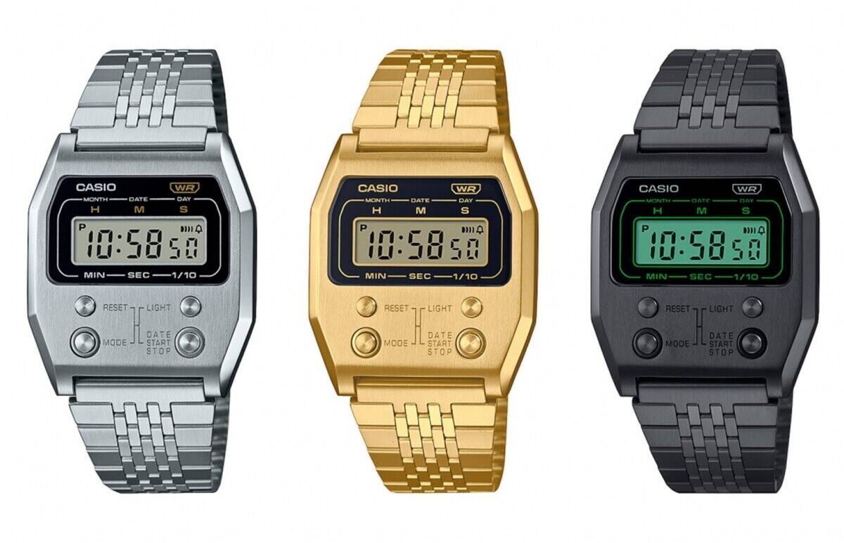 CASIO CLASSIC A1100B-1JF PREMIUM Full Metal Digital Quartz CASIO CLASSIC A1100B-1JF PREMIUM Full Metal Digital Quartz