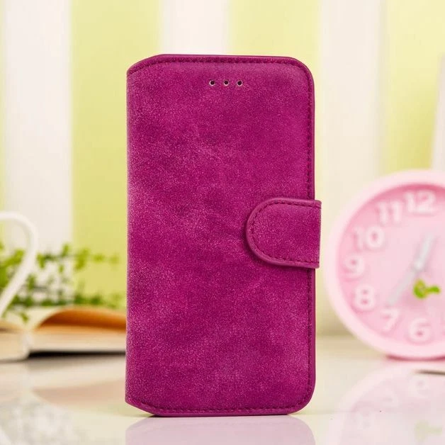 Apple iPhone 6 6s Handytasche Schutzhülle Case Cover Leder Synthetik Etui Hülle - Bild 4 von 4