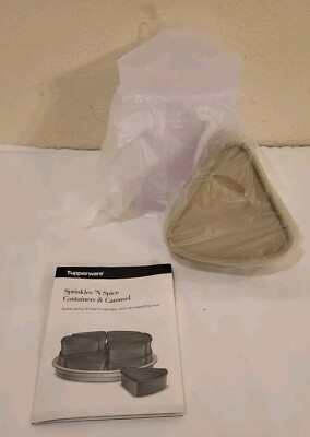 VTG   Tupperware   Wedge Piece w/Lid   12pc Set   1799-13 Series   New/Unused!