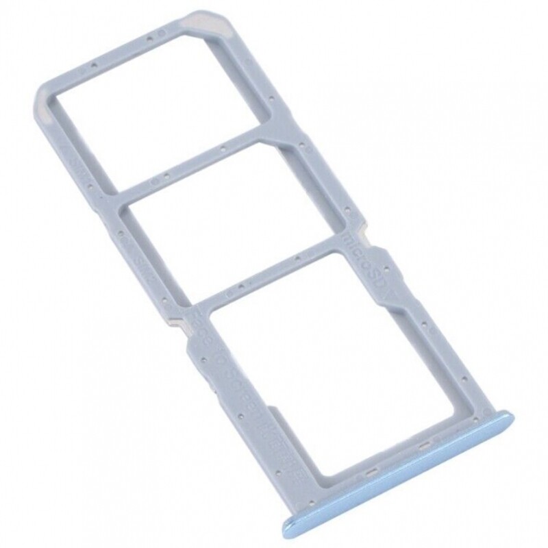 Compatible SIM Tray for Realme C33 Lake Blue Spare Part Side Card