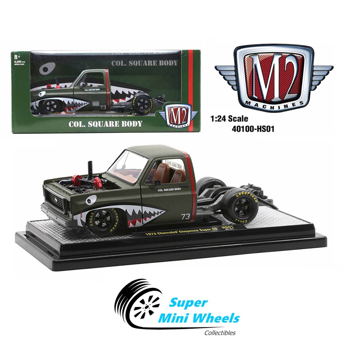 M2 Machines 1:24 - 1973 Chevrolet Cheyenne Super 10