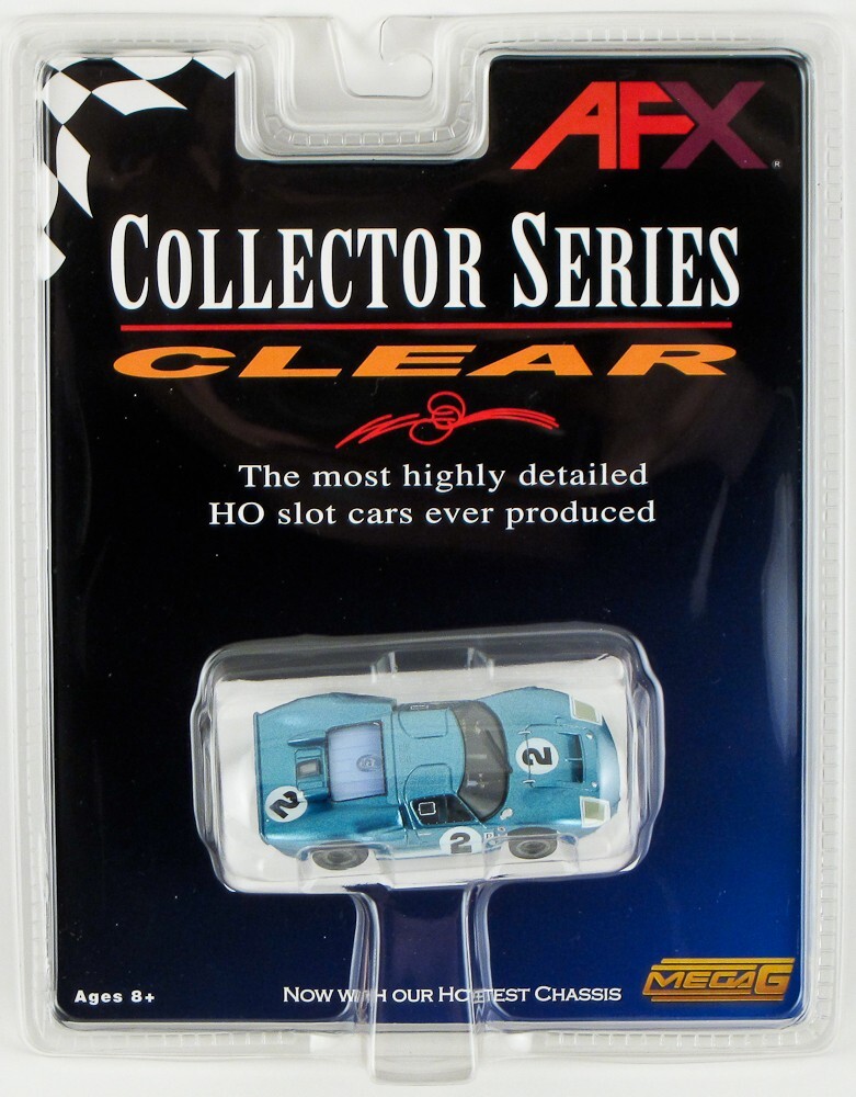 AFX Mega-G Ford GT40 Dan Gurney Jerry Grant Sebring HO Slot Car 21006 New Old Stock