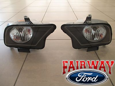 07 Thru 09 Mustang SVT Shelby Gt500 OEM Ford Halogen Head Lamps 