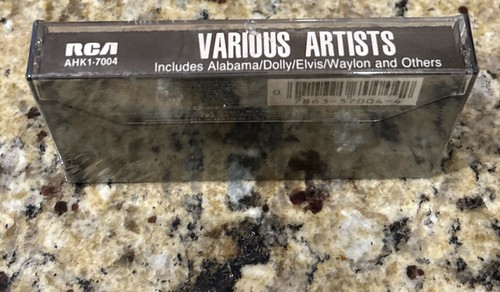 VARIOUS ARTISTS CASSETTE ALABAMA, DOLLY, ELVIS, WAYLON 14 #1 COUNTRY HITS NEW! - Picture 2 of 3