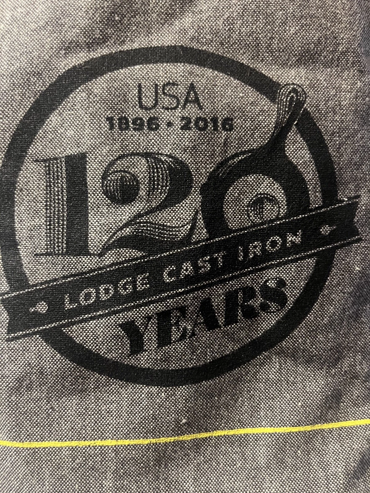 LODGE CAST IRON SKILLET, 120 YEARS 1896-2016 Commemorative Dish Towels