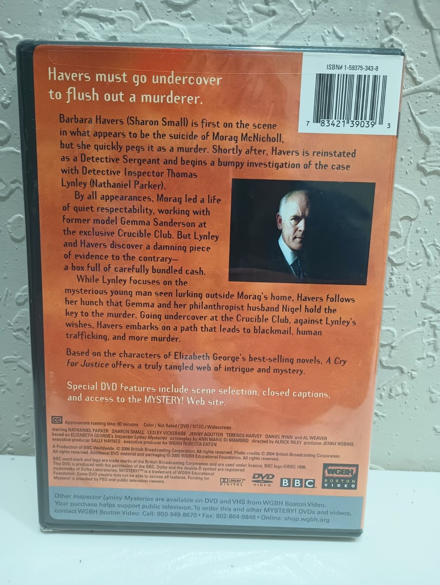 The Inspector Lynley Mysteries 3 - A Cry For Justice ( DVD ) New