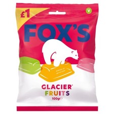 Full Box of 12 Bags Fox's Glacier Fruits Bag 100g £1 PMP REDUCED £11.79