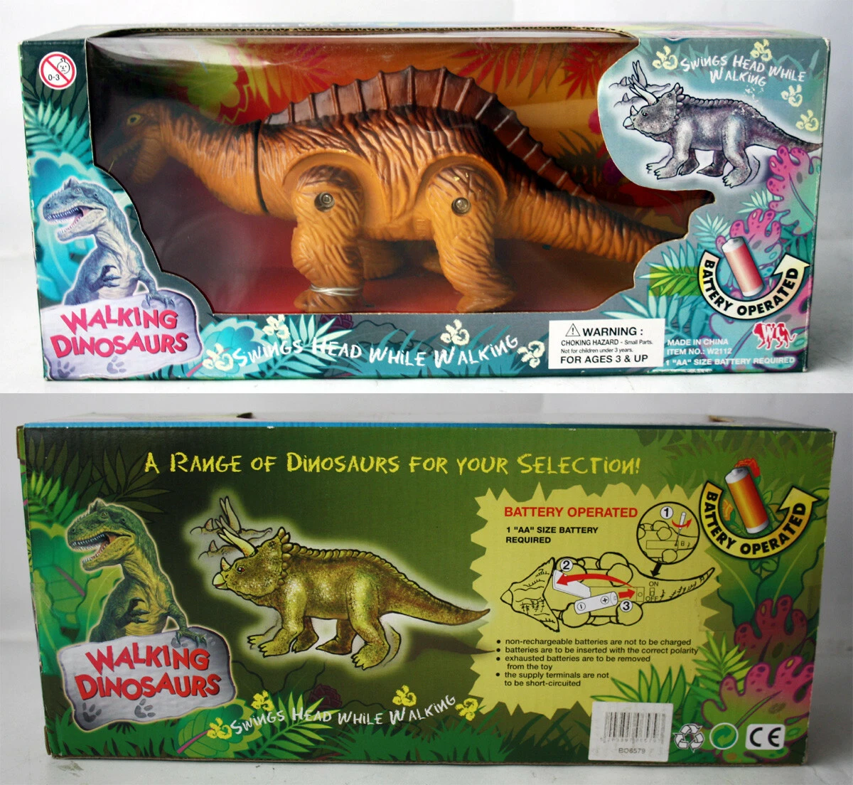 Rare Vintage 90 S Walking Dinosaurs 11