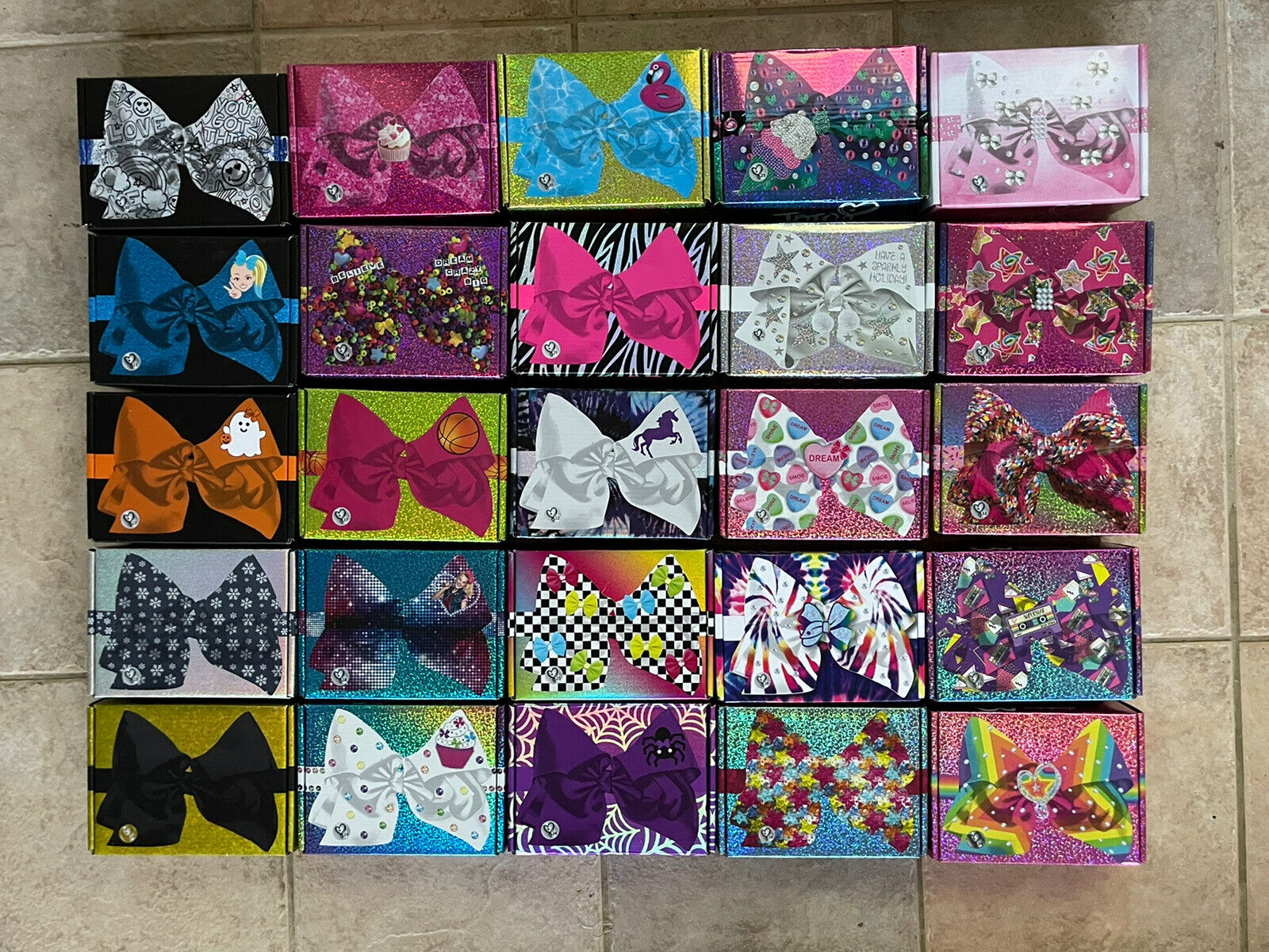 JoJo Siwa Bow Box Club  #10- #34 , 25 Exclusive Rare Sold Out Boxes!!!