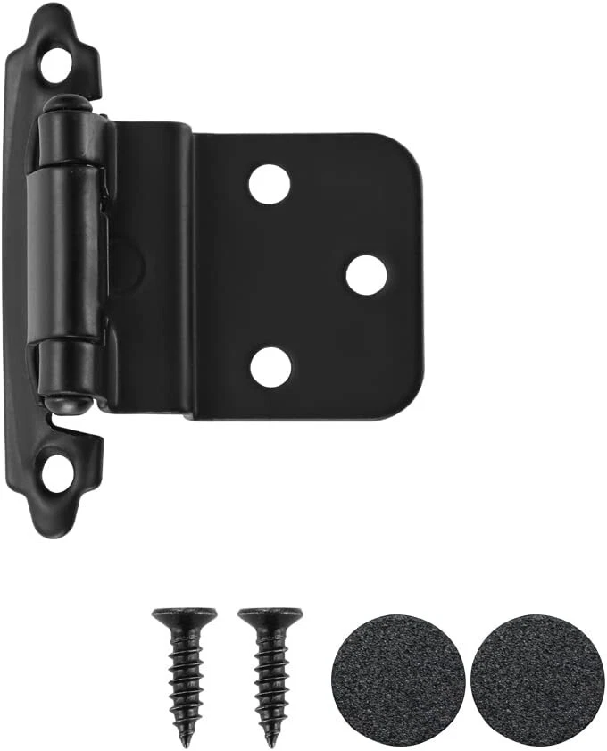 3 8 Inset Hinges Black Matttroy