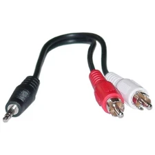 3.5mm Stereo Male to Dual RCA Male Audio Adapter Cable  30S1-01160