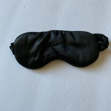 BLISSY SILK SLEEP MASK BLACK UNISEX NWOT
