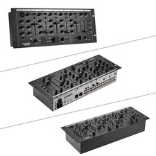 Professional 5-Channel DJ Rack Mount Stereo Mixer Mixing Console BAK