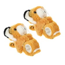 2 Pcs Animal Print Wristbands for Events Birthday Party Favors Slap Bracelets