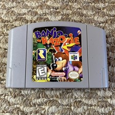 BANJO-KAZOOIE (NINTENDO 64, 1997) N64 AUTHENTIC Vintage 90s 00s