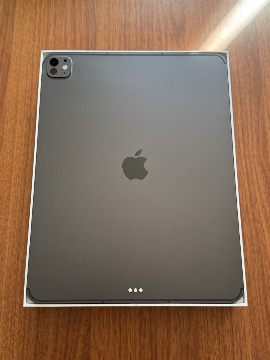 2025 Apple iPad Pro 13” M5, 8th Gen, Black, WiFi + 5G, 256GB (100